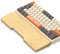 Attack Shark 61 Keys Natural Bamboo Wrist Rest,Ergonomic Hand Rest Support for Improved Typing & Gaming Comfort,Eco-Friendly,Moisture-Resistant,Wooden Feel,Non-Slip,for TKL Mechanical Keyboard