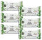 The Cheeky Panda Bamboo Face Cleanser Makeup Remover Wipes Coconut Scented | 6 Packs of 25 | 99% Purified Water | Plant Based & Vegan | Sustainable Alternative