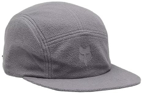 Fox Polar Fleece 5 Panel Cap, Zinngrau, Einheitsgröße
