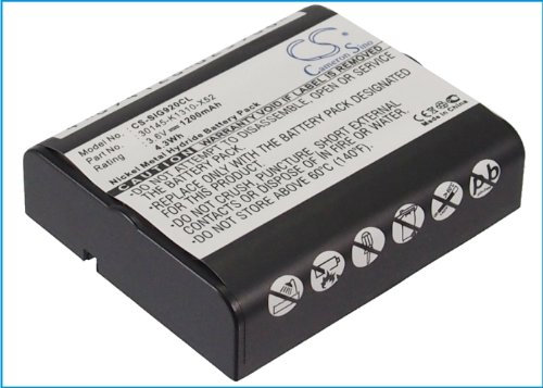 1200mAh / 4.32Wh Ersatzakku kompatibel mit Telecom Sip Megaset 940,