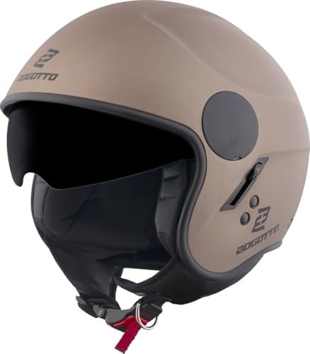 Bogotto H595 SPN Jethelm, braun matt, M