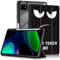 Yiernuo Funda para Xiaomi Mi Pad 6/Mi Pad 6 Pro 11 Pulgadas 2023 Tablet,Folio Translúcido Carcasa con Soporte Función y Auto-Sueño/Estela,Don't Touch