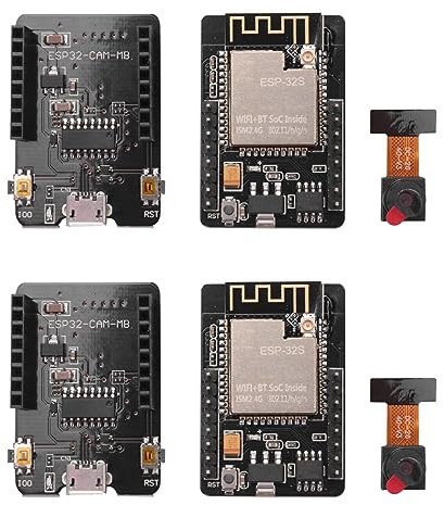 Dariokki ESP32-CAM-MB WiFi Bluetooth Entwicklung Board OV2640 Kamera Modul Micro-USB Schnittstelle CH340G USB zu Serieller Schnittstelle 2 St¨¹Ck