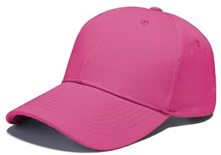 IQONEQ Cappellini da baseball per uomo e donna, vestibilità regolabile, 23 colori, Fucsia, Etichettalia unica