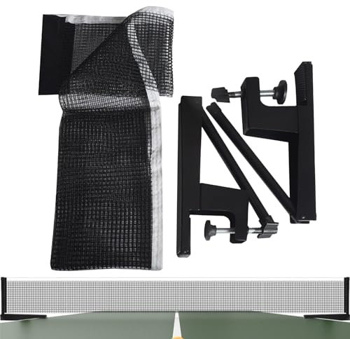 Tennis Net, Portable Tennis, Pong Paddle Set, Portable Table Tennis Set with Retractable Net, Rackets, Balls and Carry Bag for Indoor and Outdoor Games, Portable Pong Net