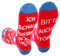 Lustige Fußball Socken, Fussball Fanartikel Geschenke für Männer Fussball Geschenke Jungen Fussball Socken Weihnachtsgeschenke für Männer Teenager Jungen Fußballliebhaber