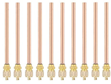 Wsdsgz HVAC Service Ventil 1/4 SAE Service Zugang Ventil Für HVAC Klimaanlage Reparatur Für R22 R134 Für Hause 10 Stücke