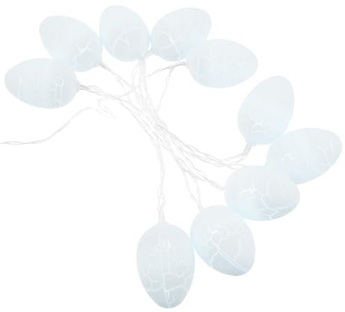 Amosfun 1.5m Lichterkette Eier Led Batterie Betrieben Lichter Für Hochzeiten Geburtstagsfeiern Ostern Und Weihnachtsdekoration Kreative Bruchfeste Eierlampen Für Stimmungsvolle Beleuchtung