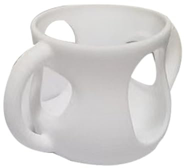 Housse de biberon en silicone - Housse de protection pour biberon avec poignées - Incassable, passe au lave-vaisselle - Convient aux biberons de 120 ml et 240 ml - Facile à nettoyer - Doux et