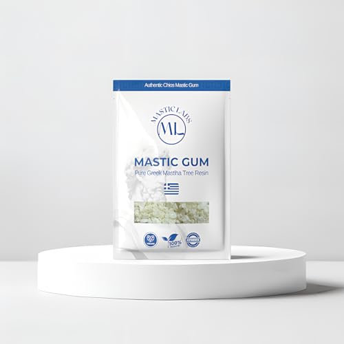 Mastic Labs | Larmes de Chios en résine de mastic grec pure – Grèce (Pistacia Lentiscus) | Fraîche et de qualité supérieure | Petites larmes fines (100 g)