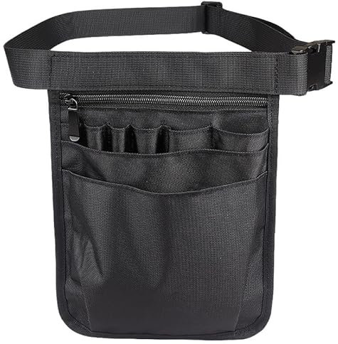 ZSREYFNB Friseurtasche Werkzeugtasche Werkzeug Taille Tasche wasserdichte Hand Reparatur Nylon Hardware Toolkit Schere Zange Outdoor Universal Lagerung Taschen Friseurtasche(Noir)