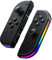 Pogriko Mandos para Switch, Mando Switch Controlador Compatibile con LED RGB/Dual Vibración Función/Gyro Axis