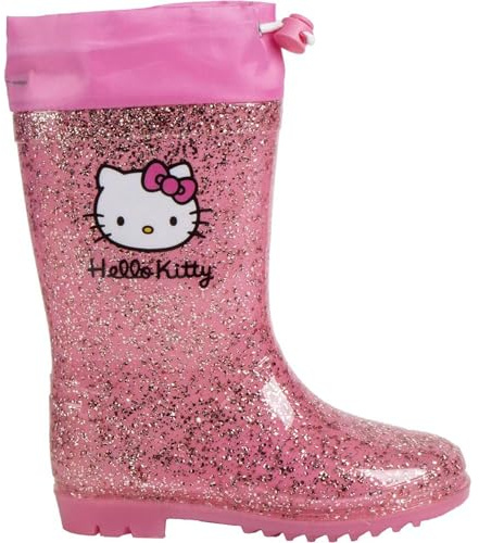 CERDÁ LIFE'S LITTLE MOMENTS Botas Lluvia Hello Kitty de PVC para Niñas Calzado Impermeable Oficial, Cómodo Y Resistente, Stivali in Gomma Unisex-Bambini, 31 EU