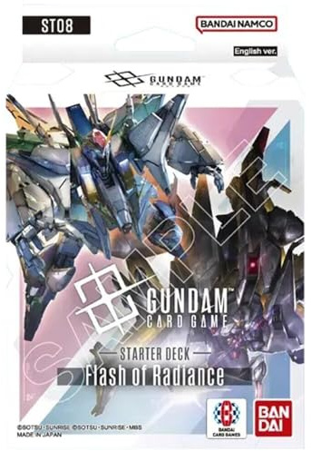 Gundam Kartenspiel Starter Deck - Flash of Radiance (ST08) - 50 Karten