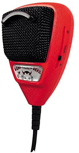 Astatic (302-10036 RD104E Road Devil verstärktes 4-poliges CB-Mikrofon, schwarz