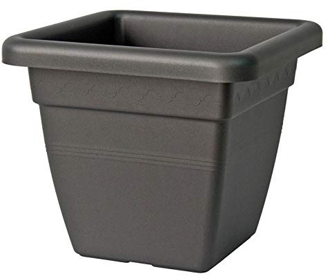 Euro3Plast 1704.62 Kübel Krea 35 cm, quadratisch, anthrazit