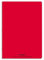 Lot de 10 Cahiers piqûre, 48 pages, Grands carreaux Seyès, Format 24 x 32 cm, Couverture polypro ROUGE