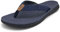 KuaiLu Tongs Femme été Cuir en Tissu Plage et Piscine Flip Flops Confort Soutien Voute Plantaire Tongue Sandales Orthopedique Mousse de Yoga Antidérapantes Douche Claquette Bleu 40