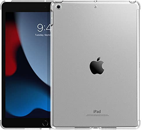 TiMOVO Custodia per Nuovo iPad 9a Gen 2021, iPad 8a Gen 2020/iPad 7a Gen10.2 2019 (per Ufficiale Tastiera) - Cover Rigida con Guscio Posteriore Sottile per iPad 10.2 Tablet - Pulito Chiaro