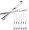Besch 6 Buttermesser aus Edelstahl 16,5 x 2 cm (Buttermesser)