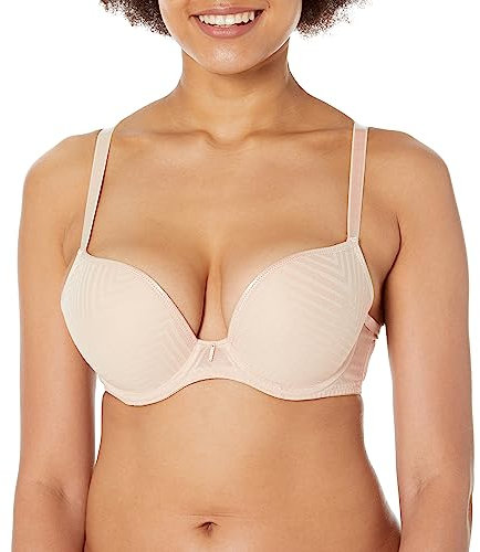 Freya Women's Tailored Underwire Molded T-Shirt Bra, Opaque, Natural Beige, 34C