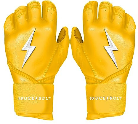 BRUCE BOLT Original Series Schlaghandschuh, lang, Gelb, Größe L