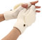 Handschuhe Fingerlos Damen : Warm Kaschmir Winterhandschuhe Strick Outdoor Handschuhe Touchscreen Kompressionshandschuhe Unisex Gefütterte Strickhandschuhe Fingerlinge Handschuh Fingerlose