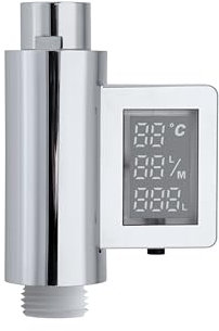 Vereg WSPZUCHR2005 - Contatore dell'acqua con indicatore LED, colore: Argento