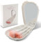 KASESSS Pinselset Makeup Set 5 Stück, Portable Reise Make Up Pinsel, Premium Schminkpinsel Set, Makeup Brushes mit Muschelförmigem Organizer, Mini Schmink Pinselsets, Puderpinsel Lidschatten Blush