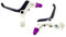 Kinder Bremshebel Kinder Fahrrad Bremshebel Set Lenkerbremsen Handbremshebel Kurzer Griff Kinder Bremshebel, Weißviolett