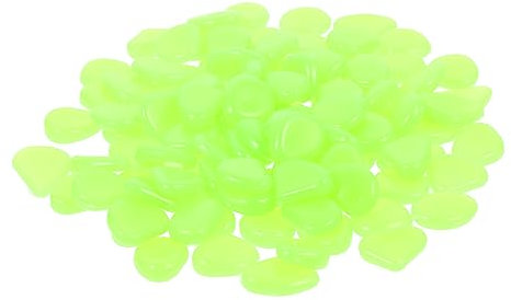 Supvox Aquarium-steindekor 300 Stück Grüne Kieselsteine Aquariumboden Dekorative Steine Aqua Aquarium Landschaftsbau