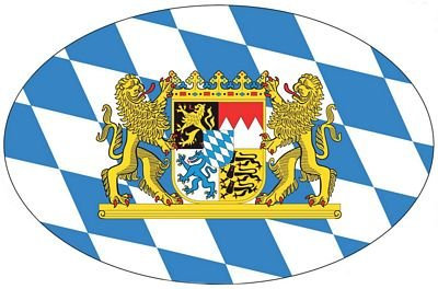 Autoaufkleber Wappen Fahne Bayern Löwen NEU Aufkleber