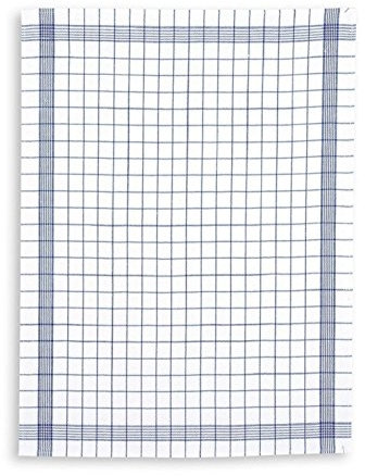 Triolino 10-er Set Geschirrtücher Küchentücher Geschirrhandtücher Abtrockentücher Kochfest 100% Baumwolle Farbe Blau Grösse 50 cm x 70 cm
