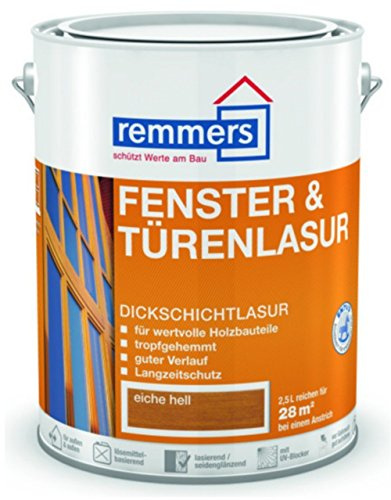 Remmers Fenster & Türenlasur - eiche hell 2,5L