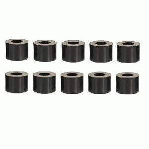 Distanzhülsen für M8 Schrauben, Länge 10mm, Kunststoff schwarz, Set mit 10 STK.