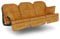 Angerer Freizeitmöbel GmbH Hollywoodschaukel Auflage Deluxe - passend für viele 3-Sitzer Hollywoodschaukeln - Schaukelauflage Made in Germany (Orange Gemustert)
