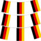 Wimpelkette mit Deutschland-Flagge, 30 m, groß, europäisch, groß, 20 x 30 cm, für jedes Wetter, Kunststoff, BAVARIANTEN DEUTSCHLAND