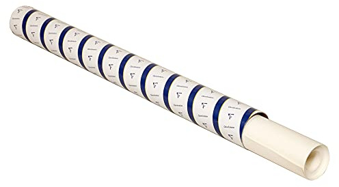 Clairefontaine 96356C Rolle Aquarellpapier (Fontaine, 1,5 m x 10 m, 300 g, satiniert, Hot pressed, 100% Baumwolle, professionelle Qualität, ideal für Künstler) weiß, 100% Hadern