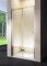 Yellowshop - Box Doccia Cm 70, 80, 90, 100, Porta Nicchia Soffietto Libro Pieghievole In Alluminio Cristallo Trasparente E Opaco 6mm Altezza Cm 190 (80 CM (Da 78 a 82 CM), TRASPARENTE)