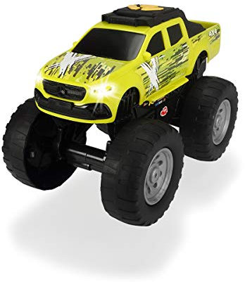 Dickie Toys Mercedes Benz X - Wheelie Raiders, Spielauto, Fahrzeug motorisiert, Spielzeugauto, Fahrzeuge Kinder, Licht & Sound, Wheeliefunktion, 25 cm