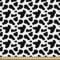 ABAKUHAUS Kuh-Druck Gewebe als Meterware, Kuh verstecken Schwarze Flecken, Schön Gewebten Stoff für Polster und Wohnaccessoires, 1M (148x100cm), Anthrazit grau Weiß