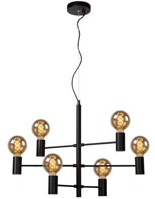 LUCIDE Leanne - Pendant Light - 6xE27 - Black
