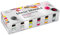 KREUL 73614 - Magic Marble Marbling Paint, Love Neon Set, 6 x 20 ml pintura en blanco, amarillo neón, rosa neón, naranja neón, gris y rosado para marmolear por inmersión madera, vidrio, plástico