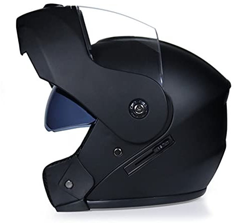 Modularer Motorrad Klapphelm Racing Motorradhelm mit Doppel Sonnenblende Damen Herren Jethelm Moto Helme DOT