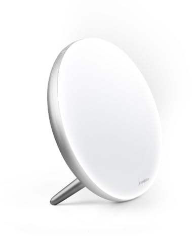 Tageslichtlampe - Lichttherapielampe - 10000 Lux - LED - Timer - UV frei | Hilft gegen Winterblues und Lichtmangel - LED-Licht mit 10.000 Lux - 5 Helligkeitsstufen - Timerfunktion