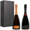 Bellavista Franciacorta Brut Edition - Confezione Regalo con 1 Bottiglia di Alma Grande Cuvèe Brut e 1 Bottiglia di Brut Teatro alla Scala – Uve Chardonnay, Pinot Nero - 2 Bottiglie da 750ml
