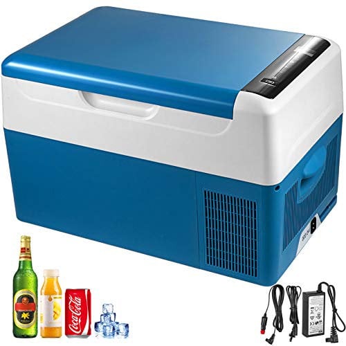 VEVOR Tragbarer Kühlschrank, 22L Kühlbox, Autokühlschrank elektrische Gefrierbox klein Gefrierschrank für Auto camping, Lkw, Boot