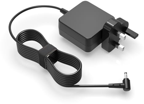 33W Charger Fit for Asus VivoBook E12 E210M E210MA E210 E201N E203M E203N E203MA E203NA E203 E201 E201NA E203MAS E203NA 11.6 Laptop Adapter Power Supply Cord 7.5Ft Long