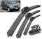WRDD Wischblatt Scheibenwischer Vorne Und Hinten Wischerblätter Set Kit Für BMW X5 E53 2000 Bis 2006 Windschutzscheibe Windschutzscheibe 24 „22“ 18 Scheibenwischer