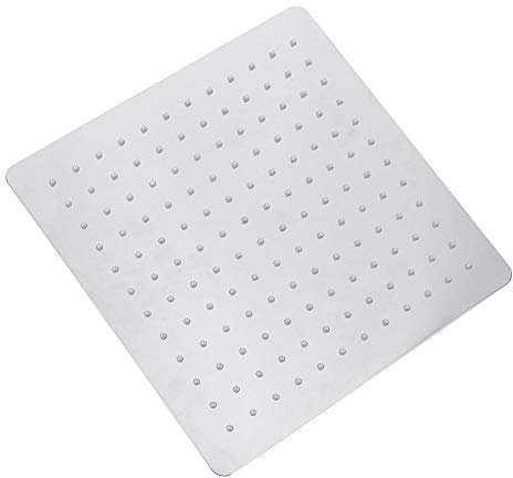 Tete de Douche Pluie, Pommeau de Douche Carré Haute Pression en Acier Inoxydable 304 Pomme de Douche pour Salle de Bain, Hôtel 144 buses 30cm x 30cm